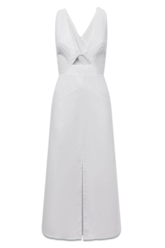 Rhoda Cotton-Linen Midi Dress