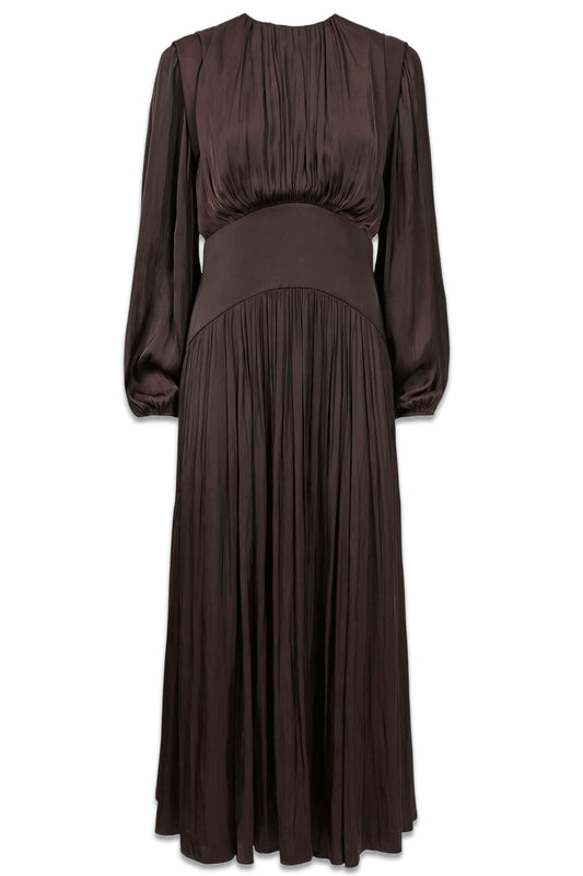 Florere Pleated Midi Dress
