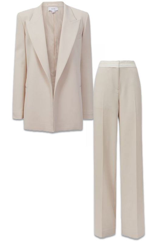 Tailored Single Breasted & Wide-Leg Suit