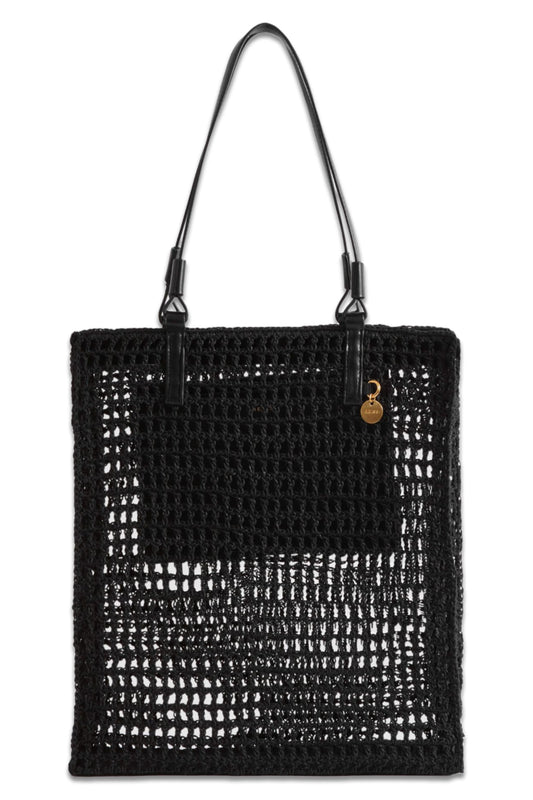 Raya Waxed Woven Tote Bag