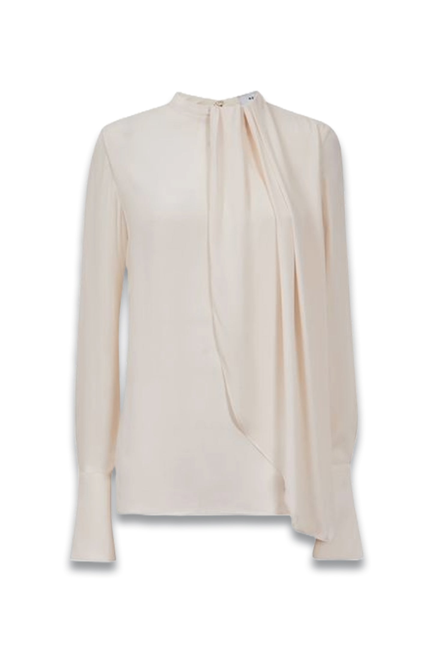 Paloma Pleat Front Long Sleeve Blouse