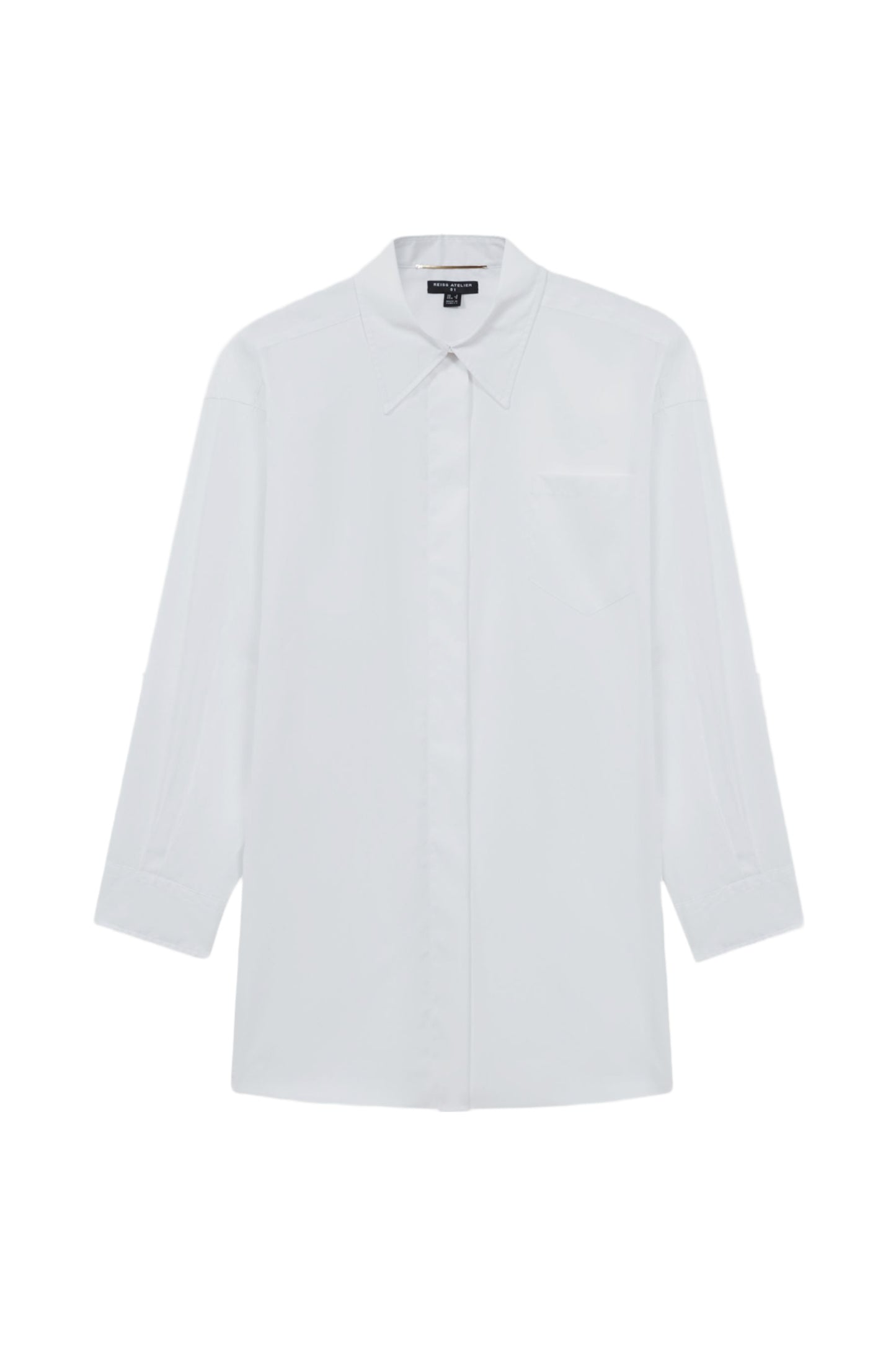 Atelier Julia Oversized Button Through Cotton Shirt