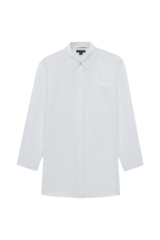 Atelier Julia Oversized Button Through Cotton Shirt