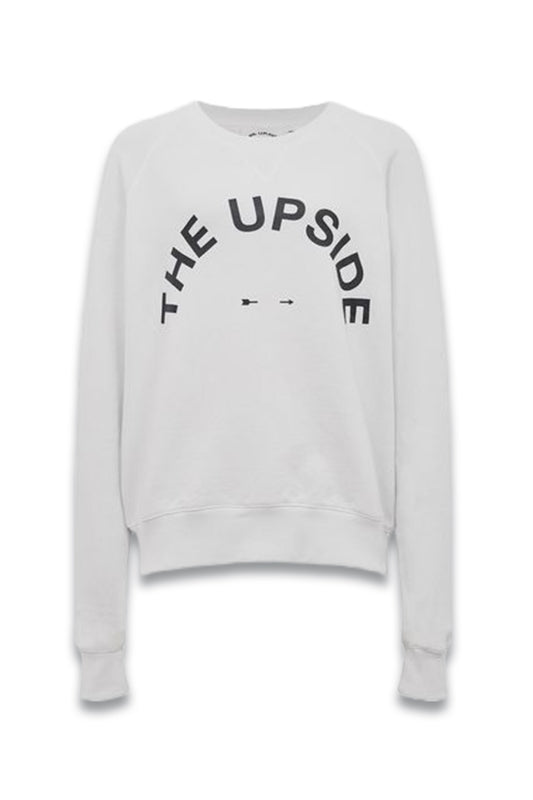 The Upside Crew Neck Jumper In White