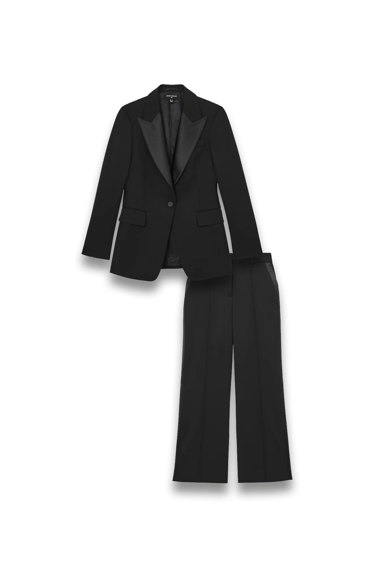 Della Petite Atelier Single-breasted Tuxedo Blazer and Trousers