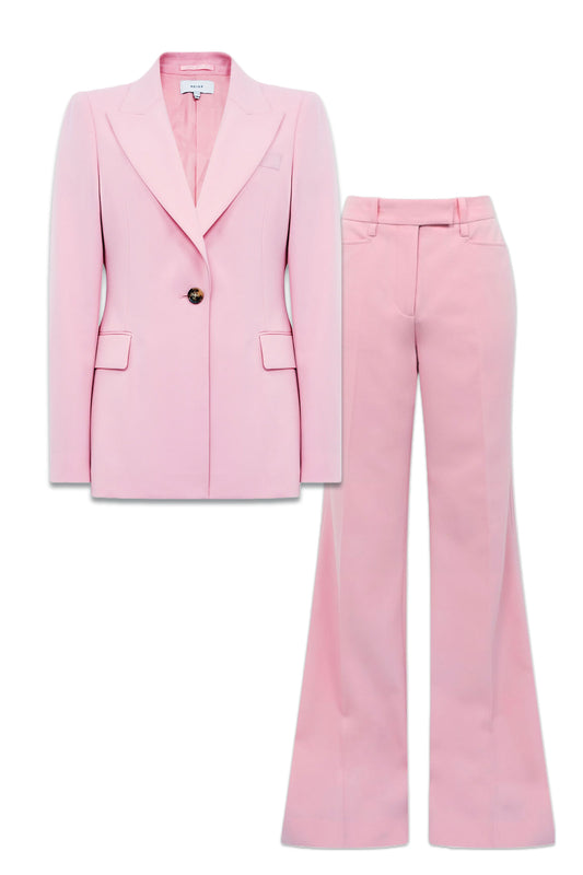 Blair Wool Blend Blazer and Wide Leg Trousers