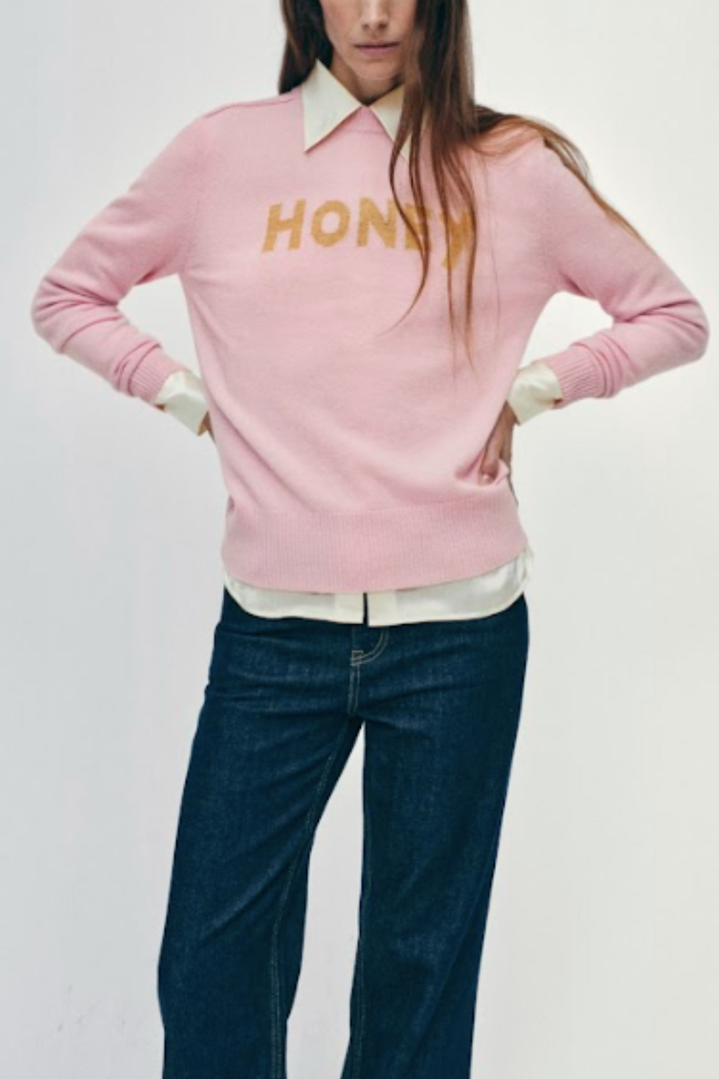 M&S X Bella Freud Cashmere Honey Jumper