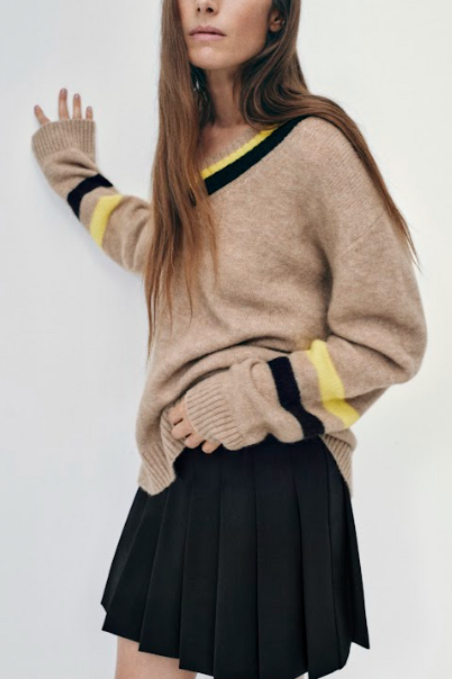 M&S X Bella Freud Mohair Blend Cricket Jumper