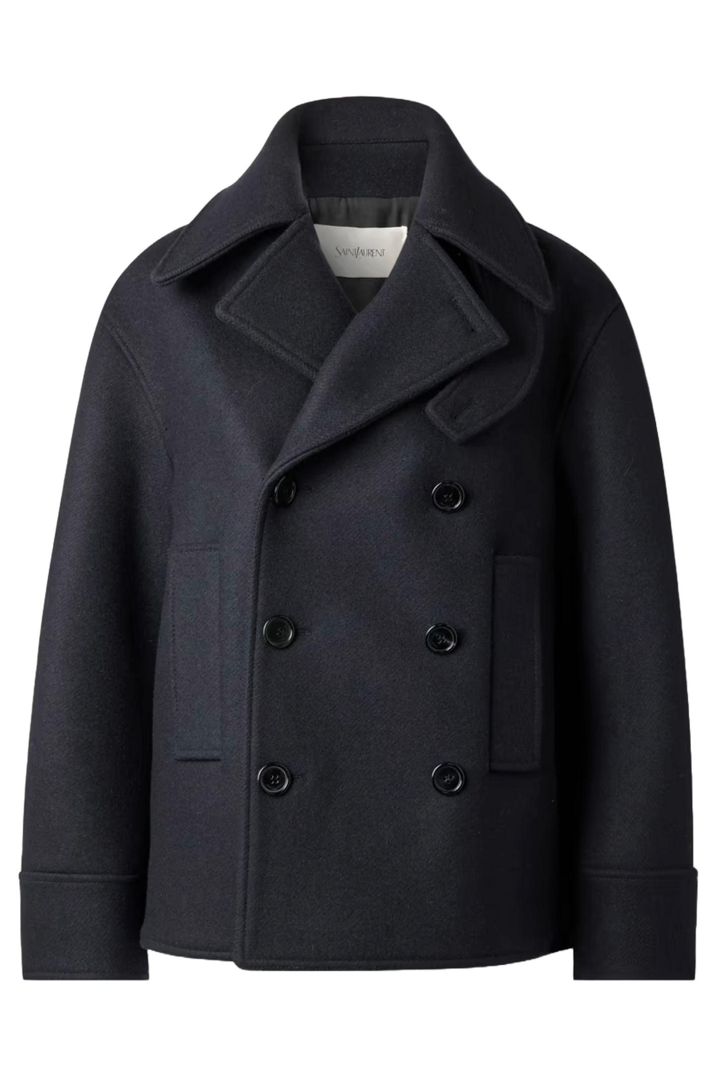 Oversized Double-breasted Wool-twill Coat