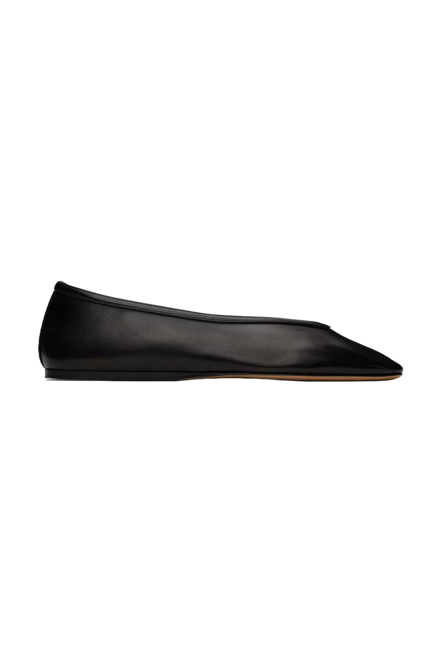 Black Luna Slipper Ballerina Flats