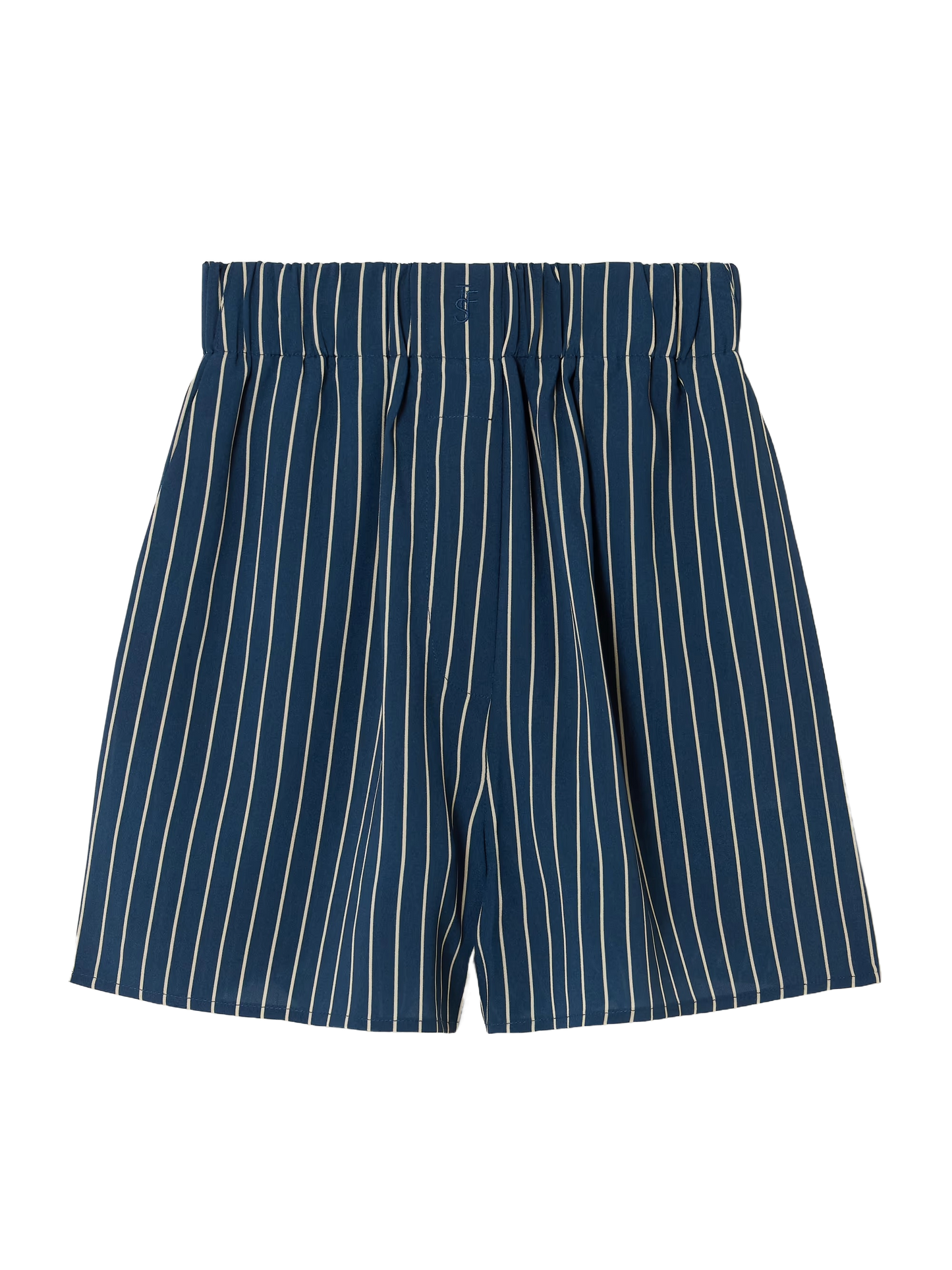 Lui Striped Crepe Shorts