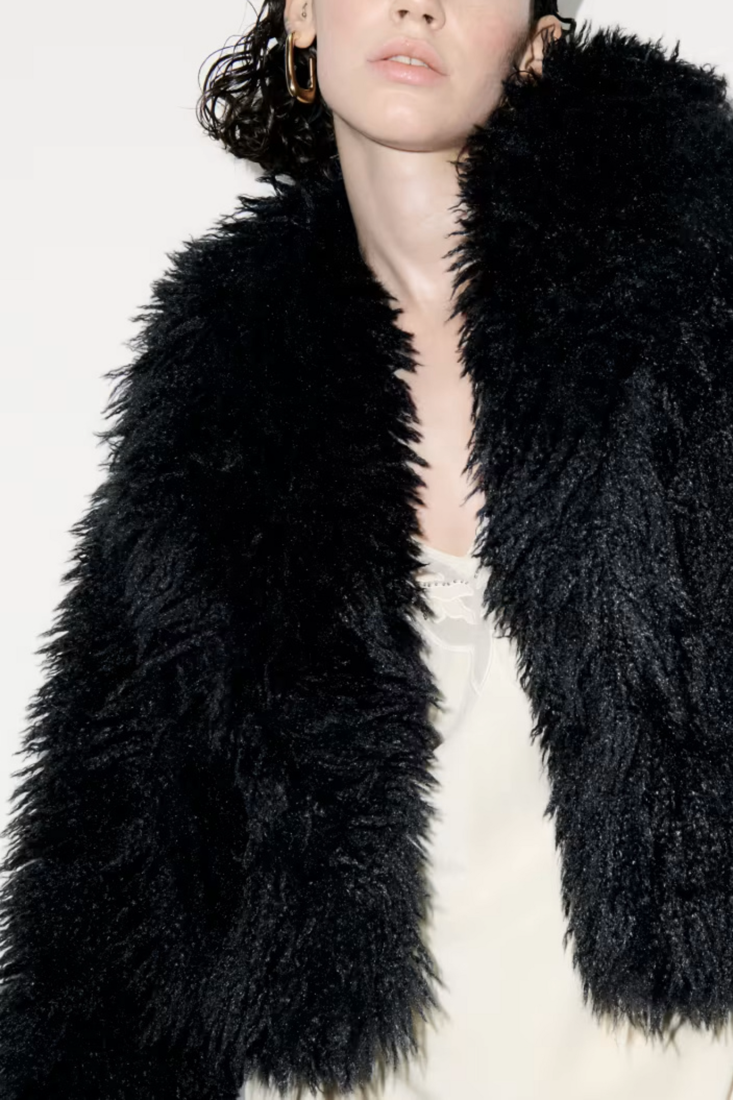 M&S X Sienna Miller Faux Fur Coat