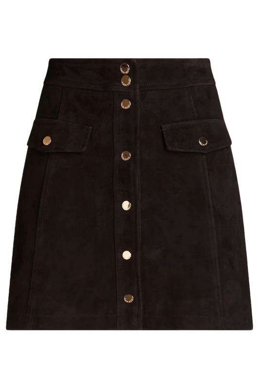 Suede Mini Skirt