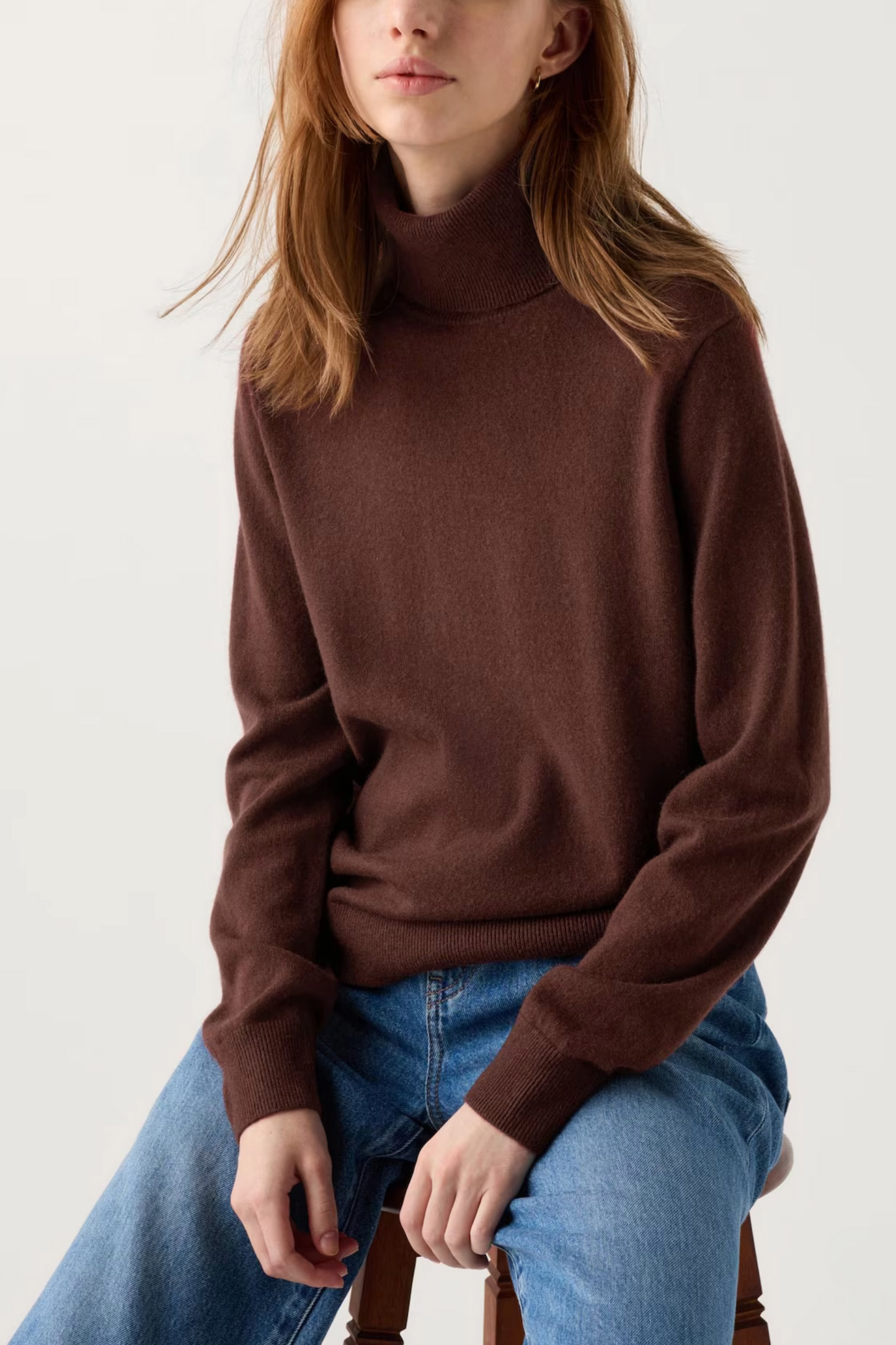 100% Cashmere Turtleneck Jumper