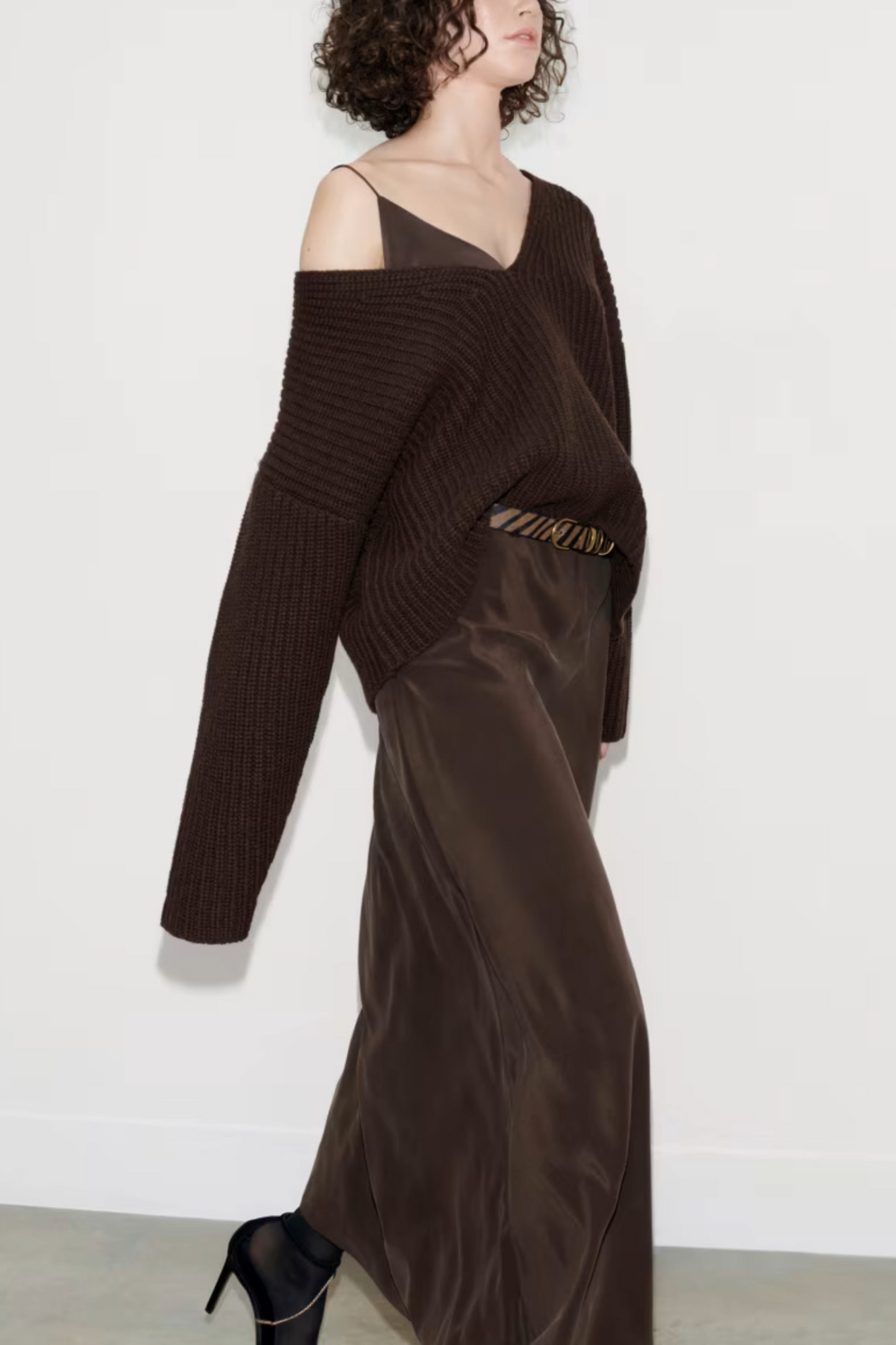 Merino Wool-Rich Oversized Jumper With Cashmere