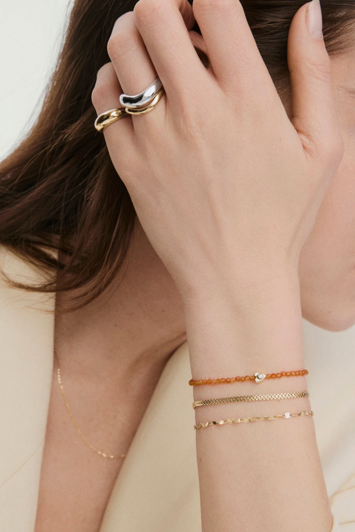 Lana Beaded Heart Bracelet