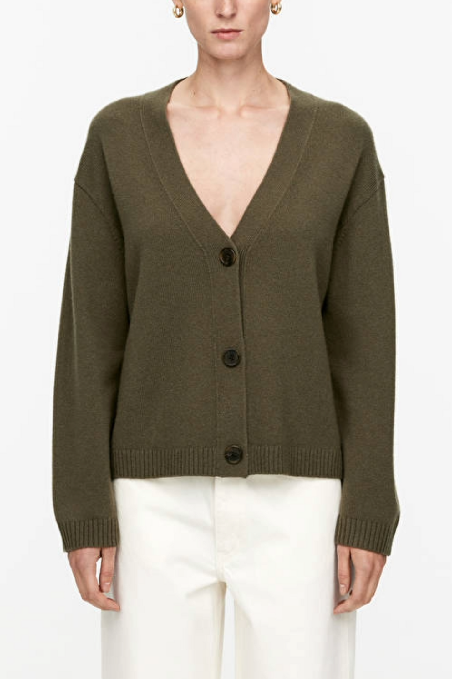 Cashmere-Wool Cardigan