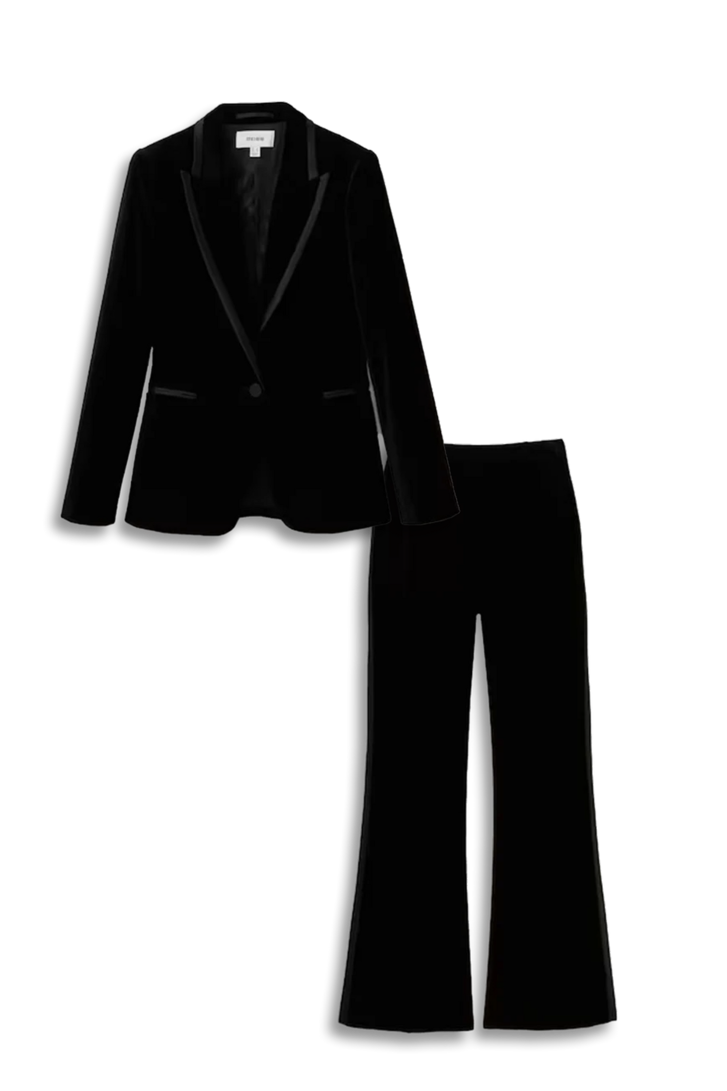 Velvet Suit In Black