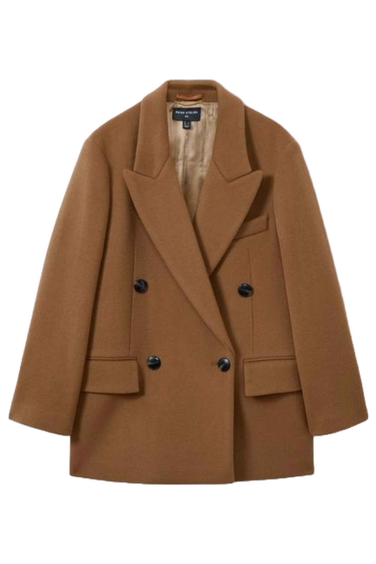 Atelier Virgin Wool and Camel-blend Suit Jacket