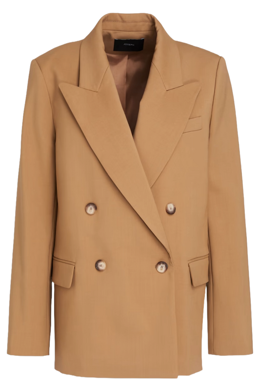 Double-breasted Wool-blend Blazer