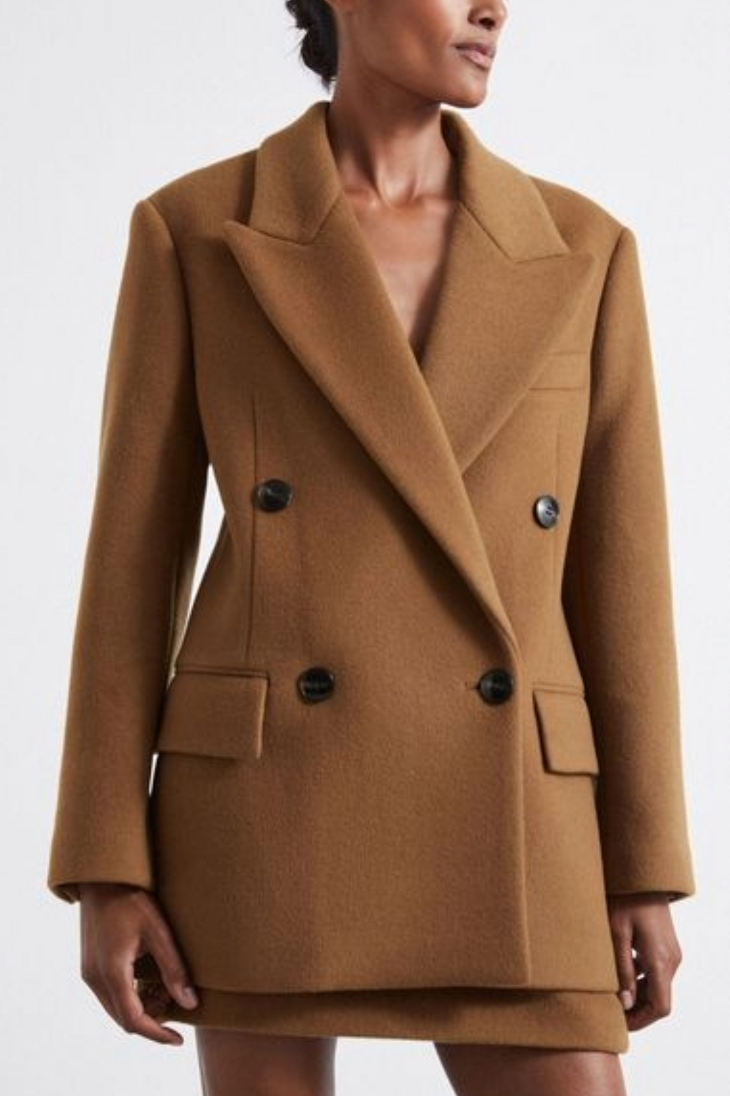 Atelier Virgin Wool and Camel-blend Suit Jacket
