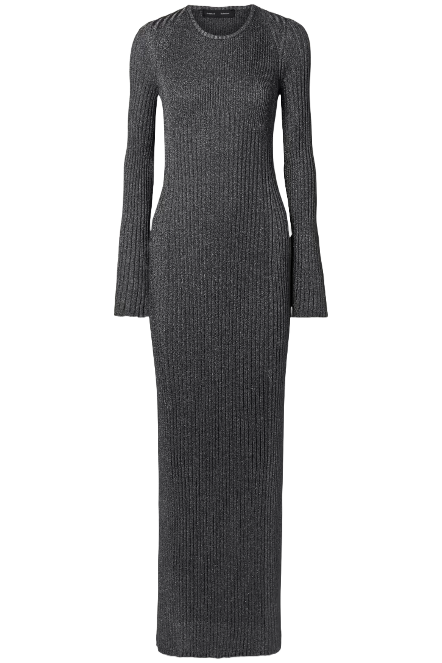 Joni Metallic Ribbed-knit Maxi Dress