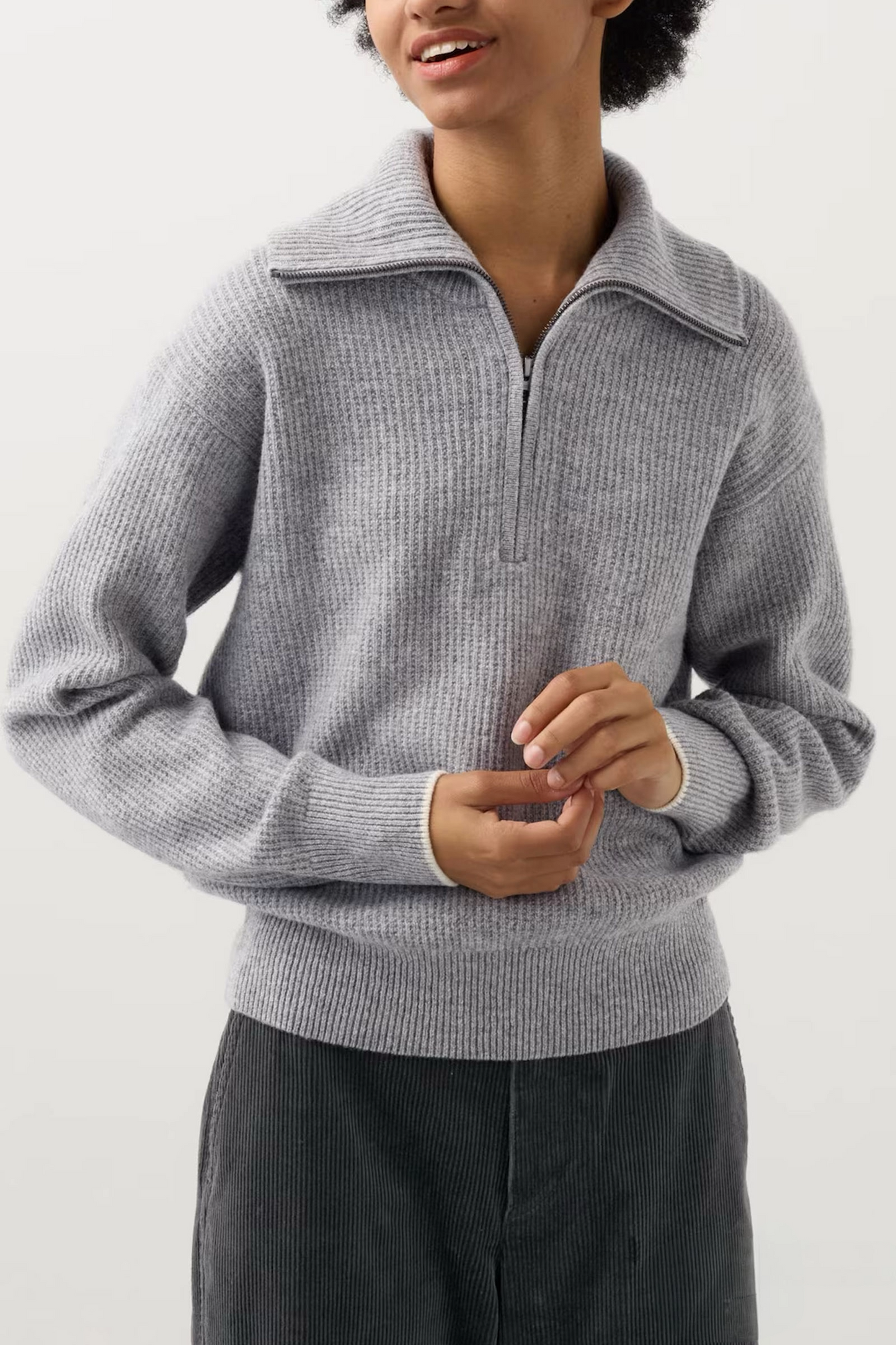 Lambswool Half-Zip Jumper