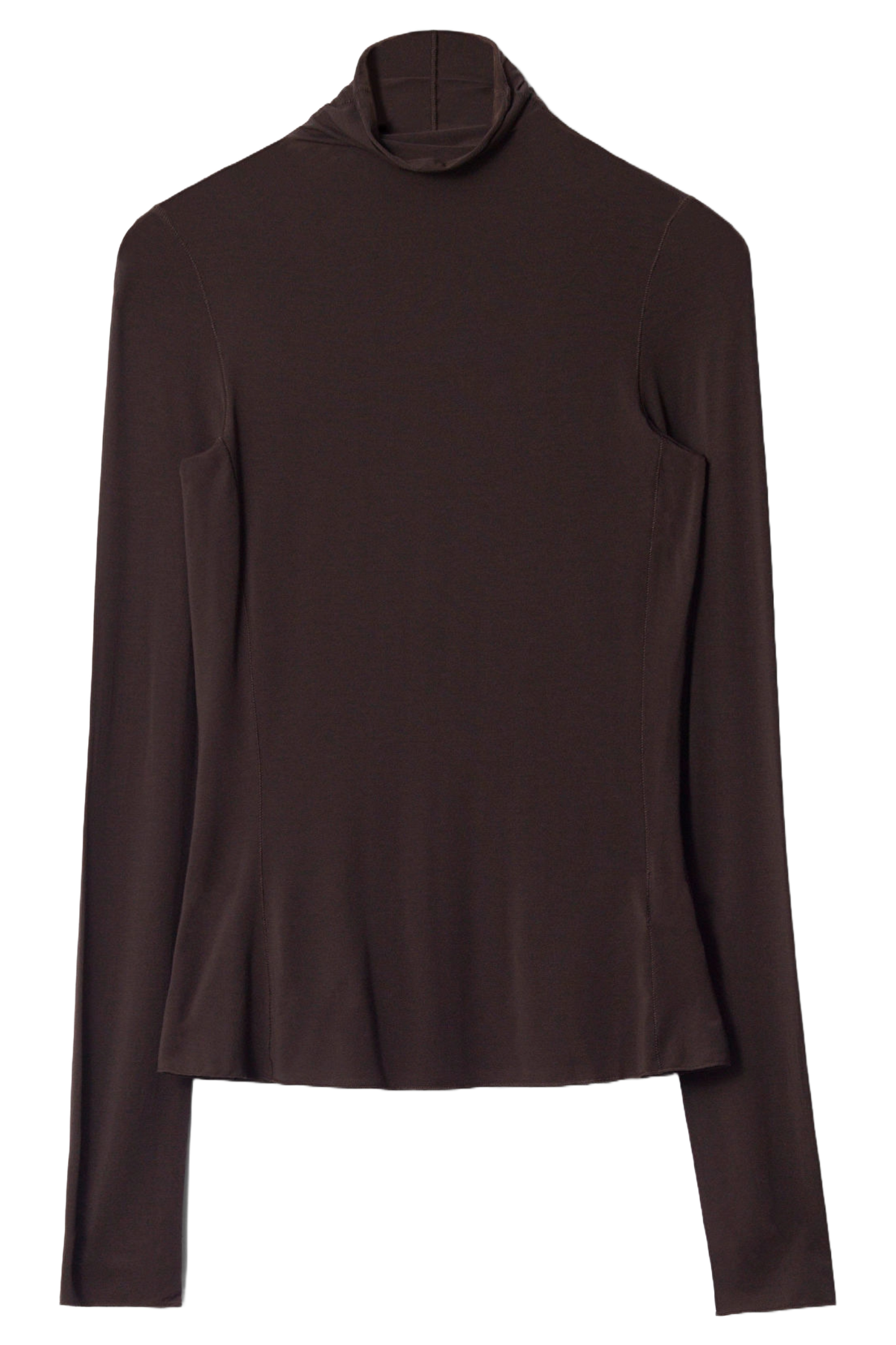 Slim-Fit Turtleneck Top