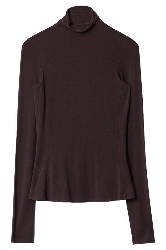 Slim-Fit Turtleneck Top