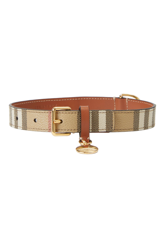 Medium Check Dog Collar