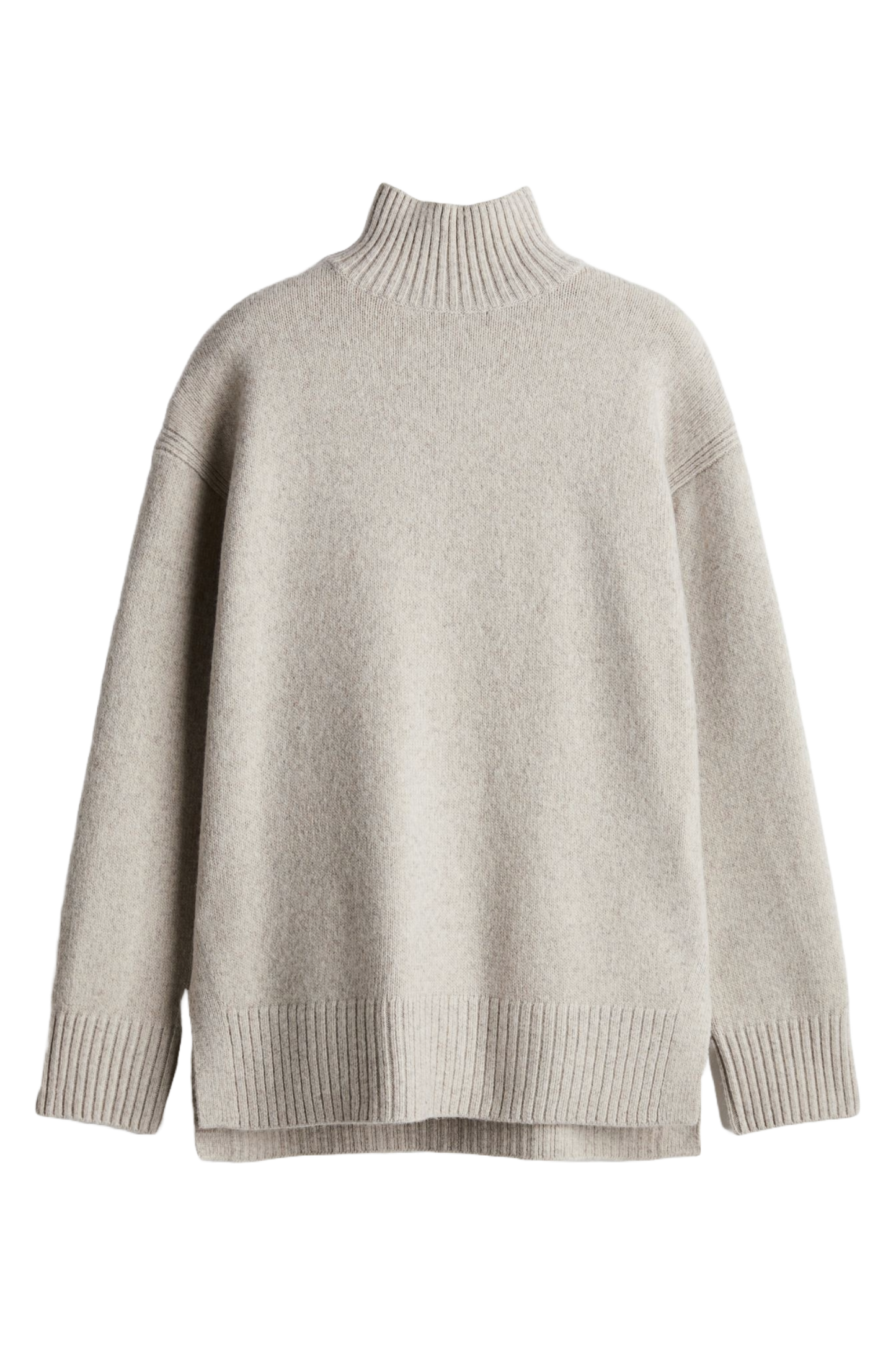 Oversized Polo-neck Jumper