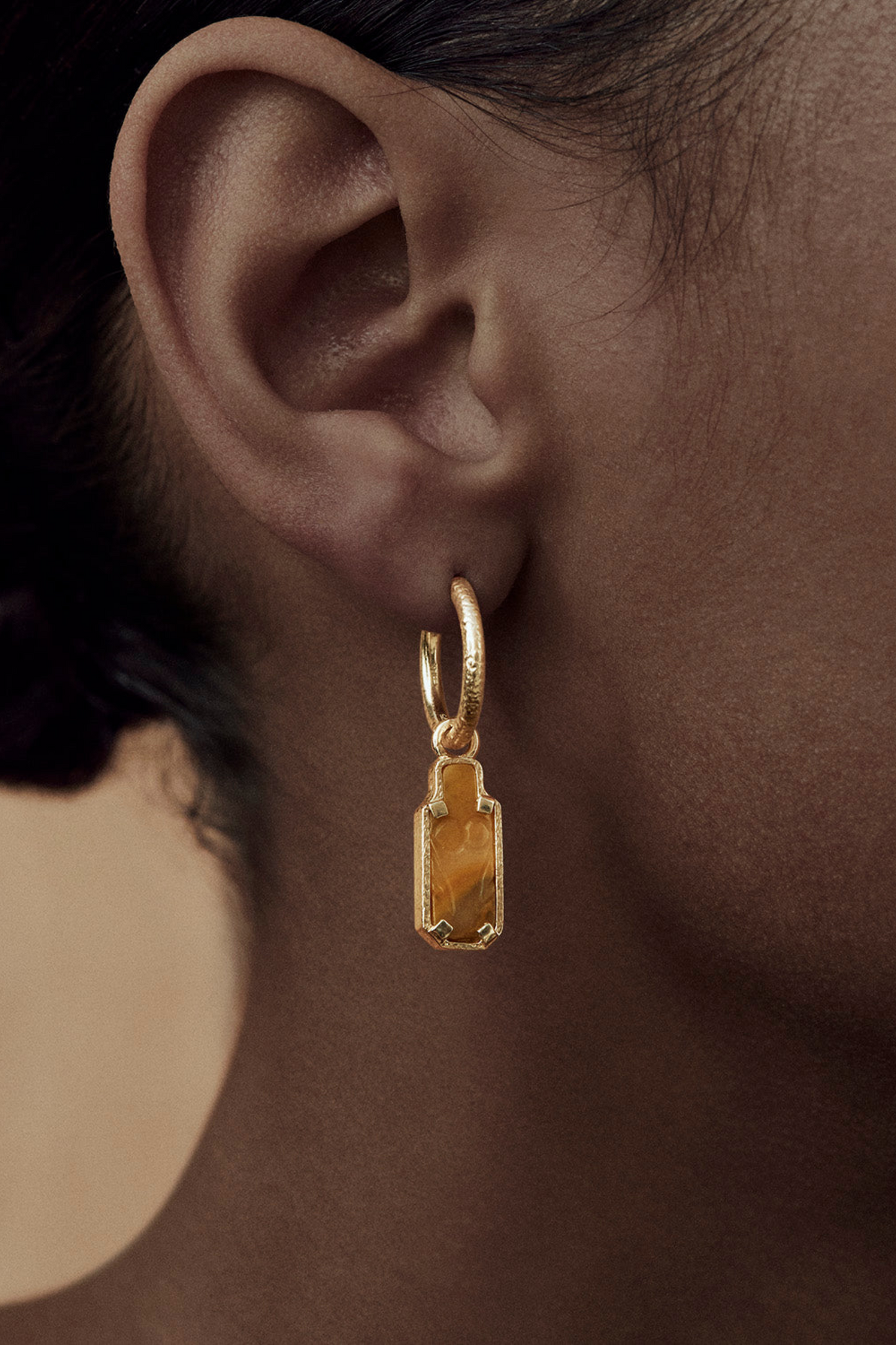 Jasper Afterlife Earrings - 9ct