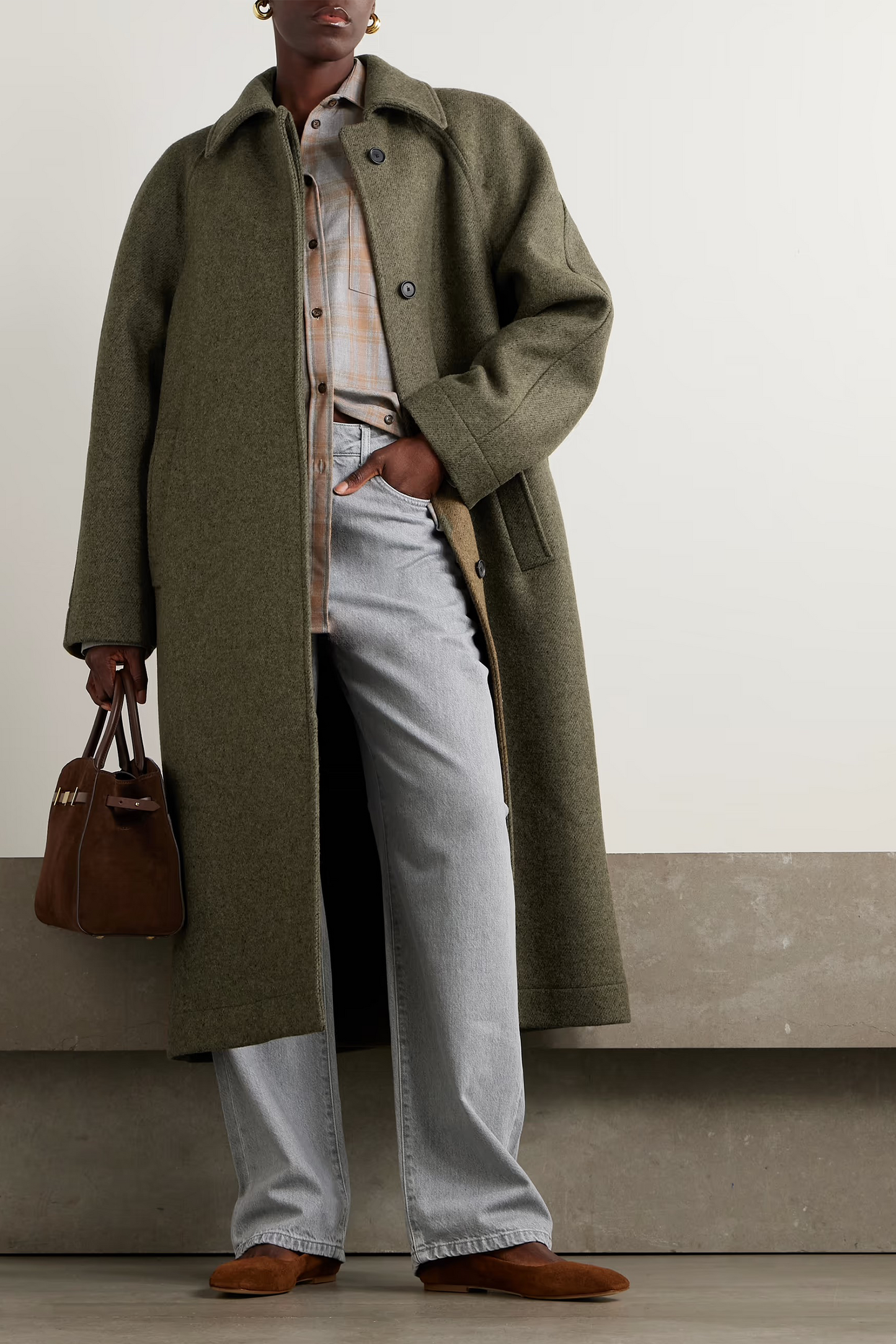 Leandra Alpaca-blend Coat