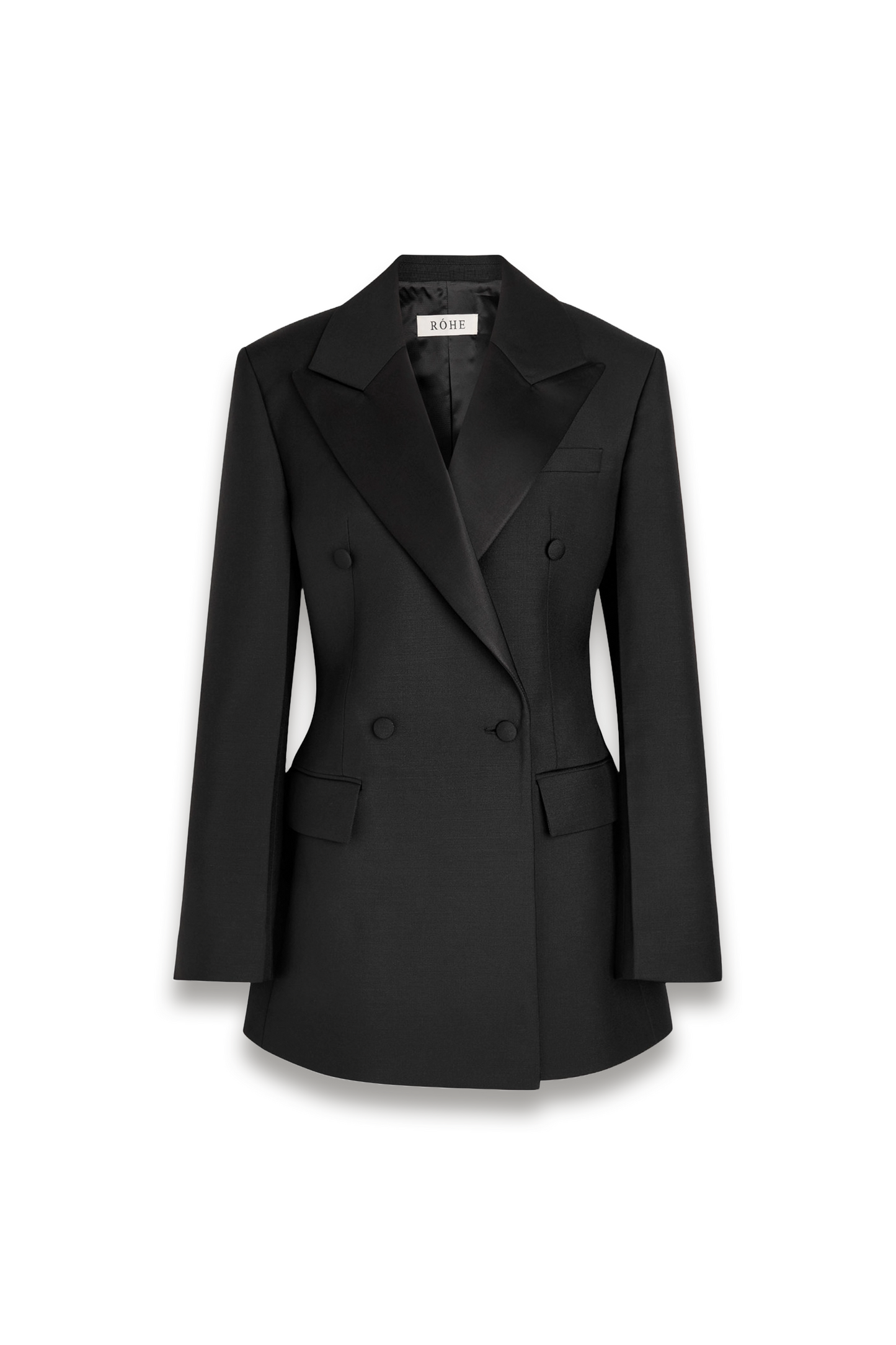 Hourglass Wool and Mohair-blend Blazer