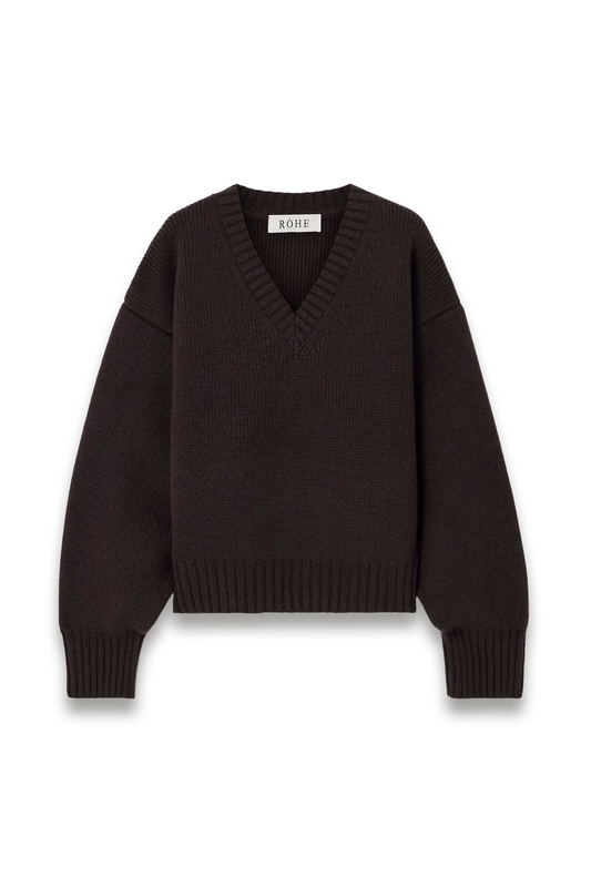 Oversized Ribbed Wool Sweater