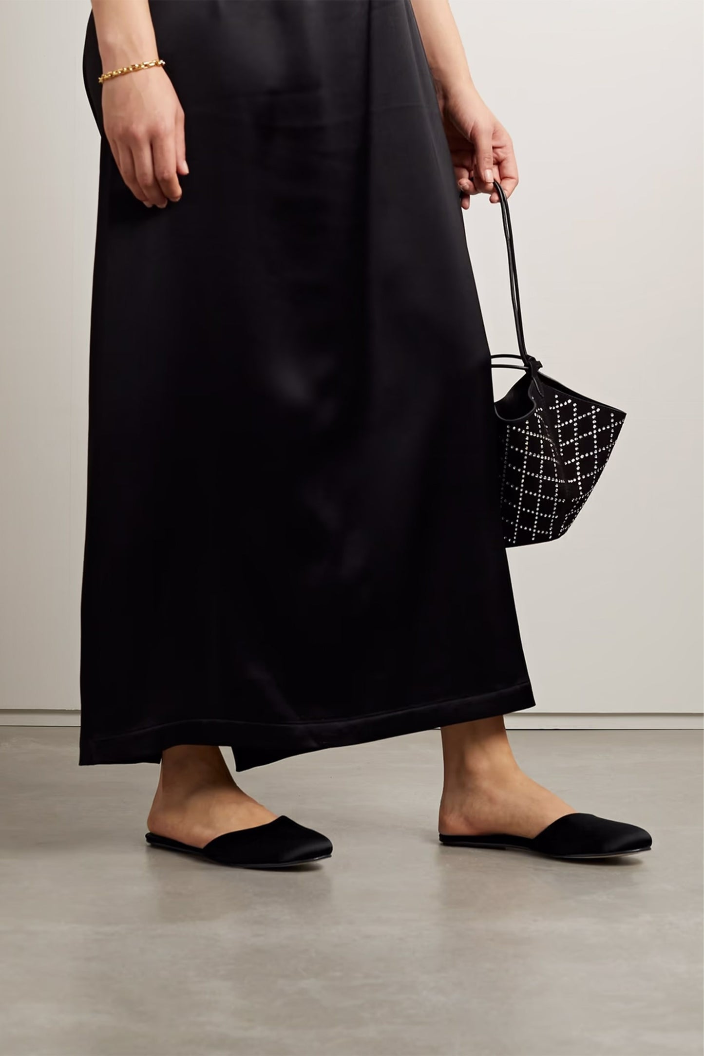 Romy satin mules