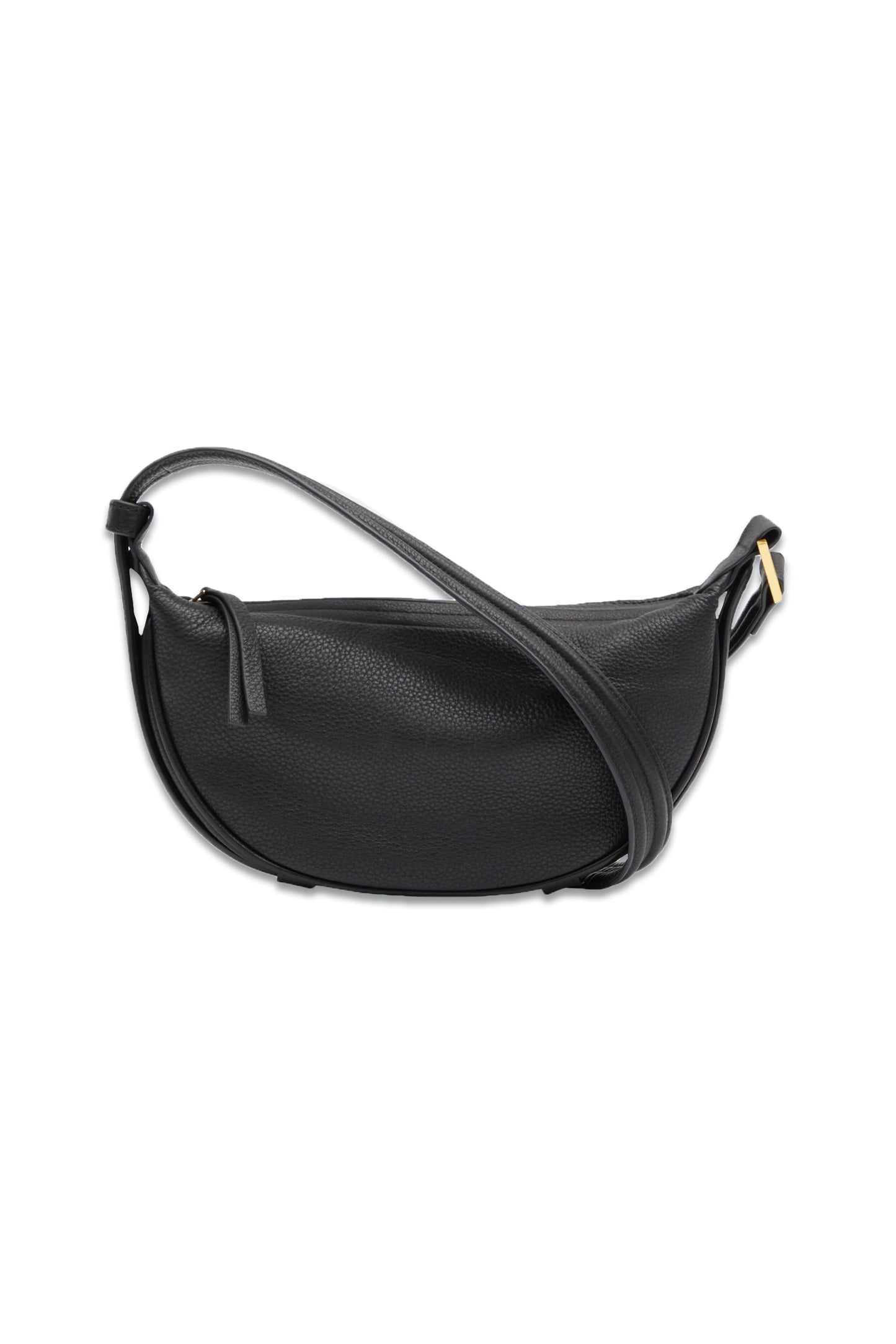 Rory Crescent Leather Crossbody Bag