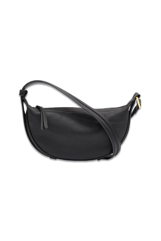 Rory Crescent Leather Crossbody Bag