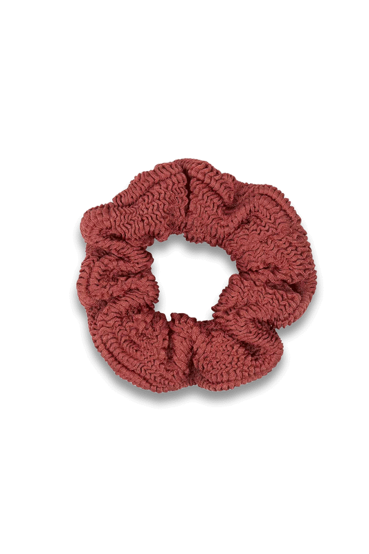 Scrunchie in Metallic Rosewood