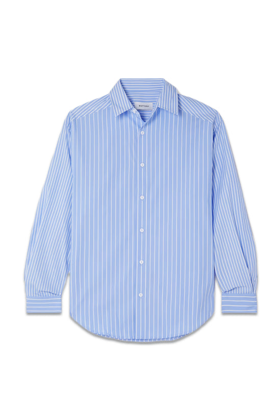 Striped Organic Cotton-Poplin Shirt