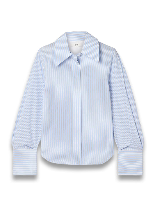 Striped Cotton-Poplin Shirt