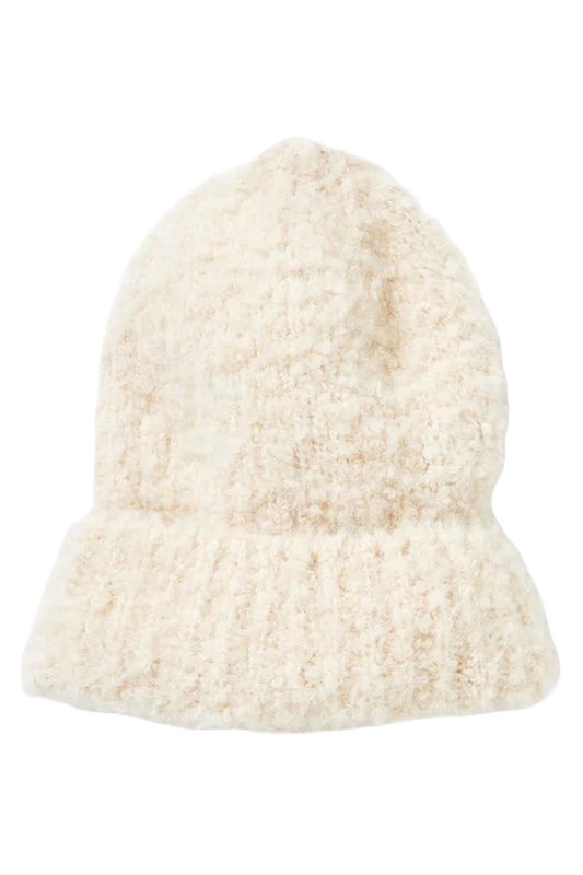 Melissa Recycled Boucle Double Brim Beanie