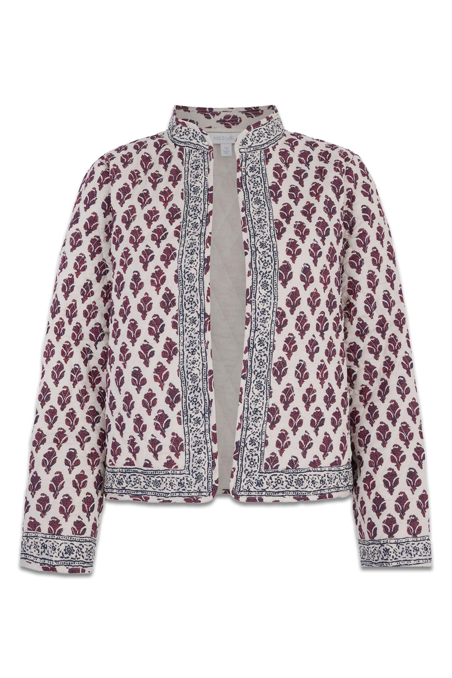 Pure Cotton Printed Quilted Jacket