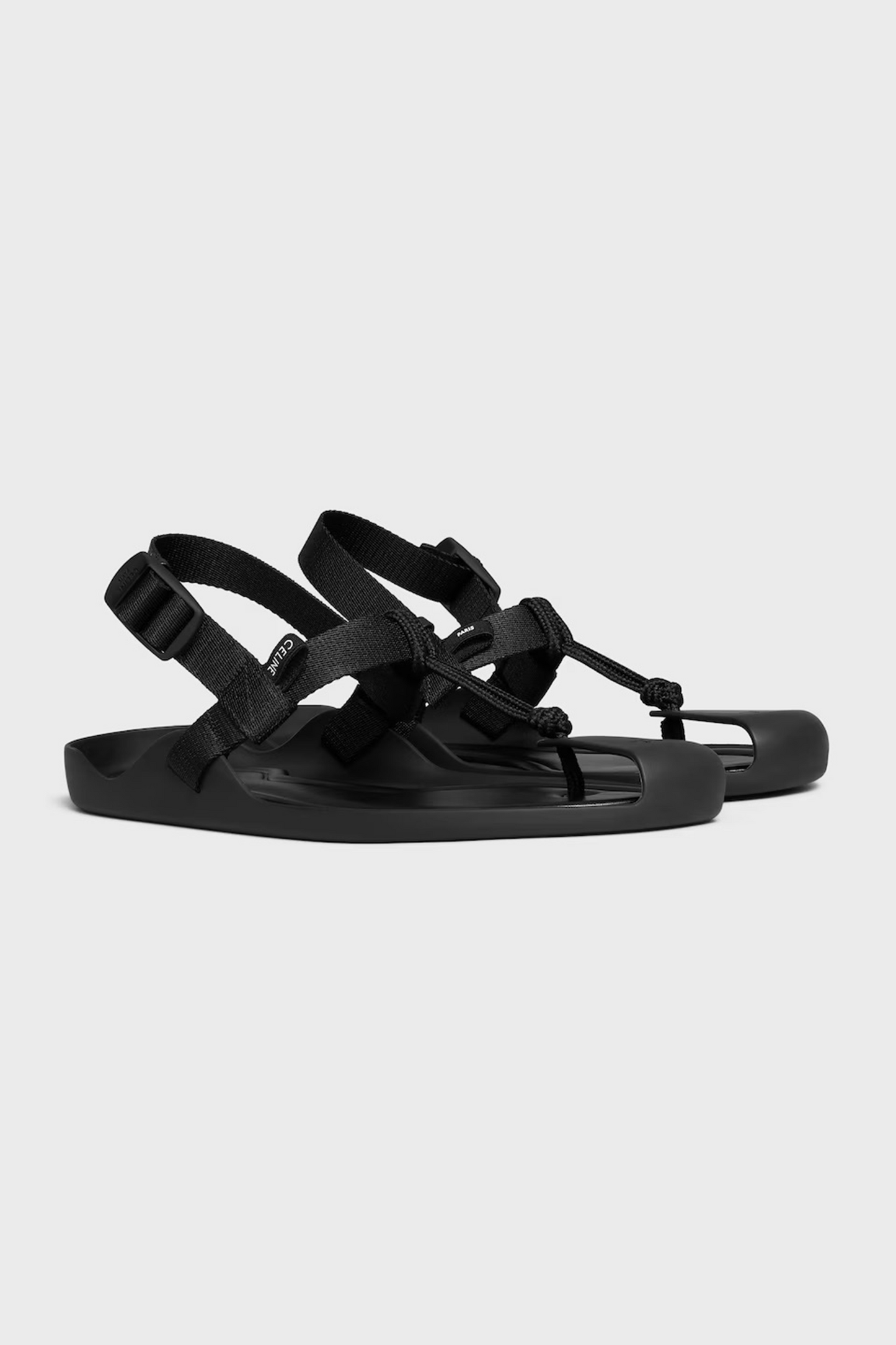 Sporty Sandal in Rope and Canvas