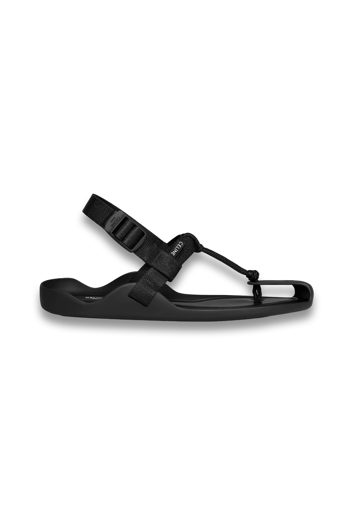 Sporty Sandal in Rope and Canvas