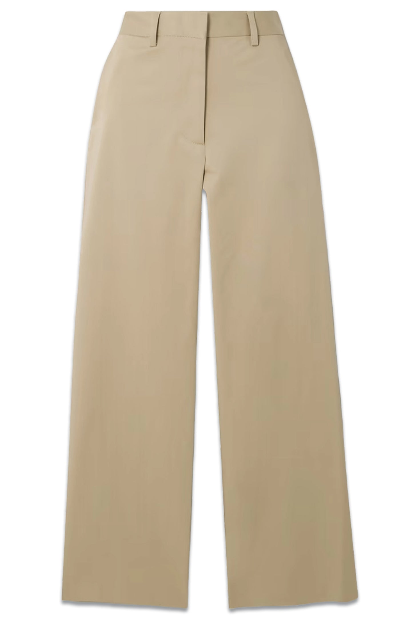 + NET SUSTAIN Organic cotton-blend Twill Straight-leg Pants