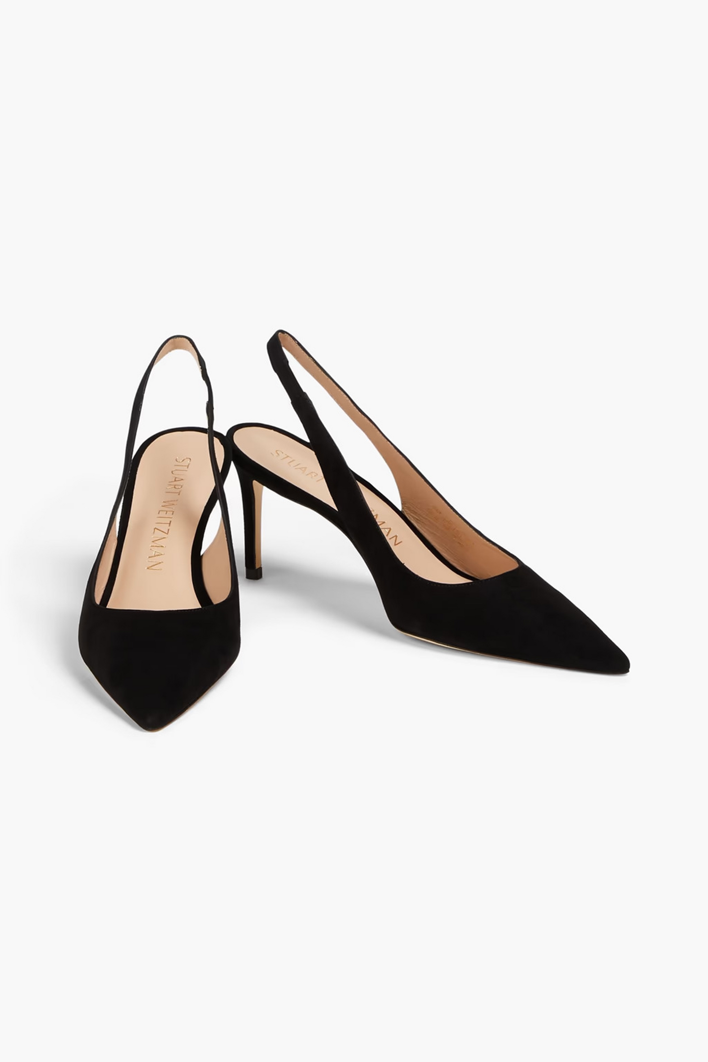 Stuart 75 Suede Slingback Pumps