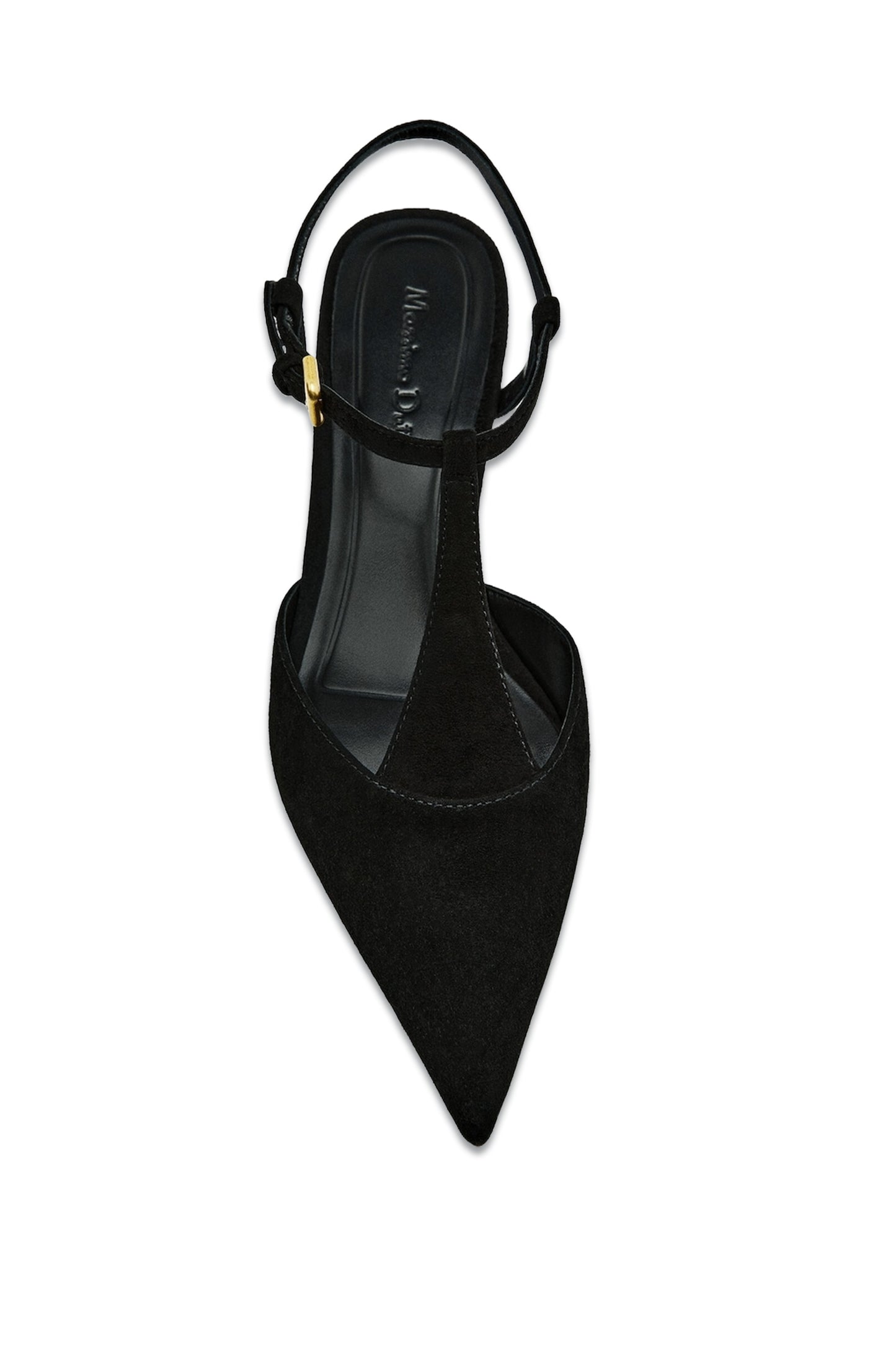 Suede Slingback High-heel Shoes