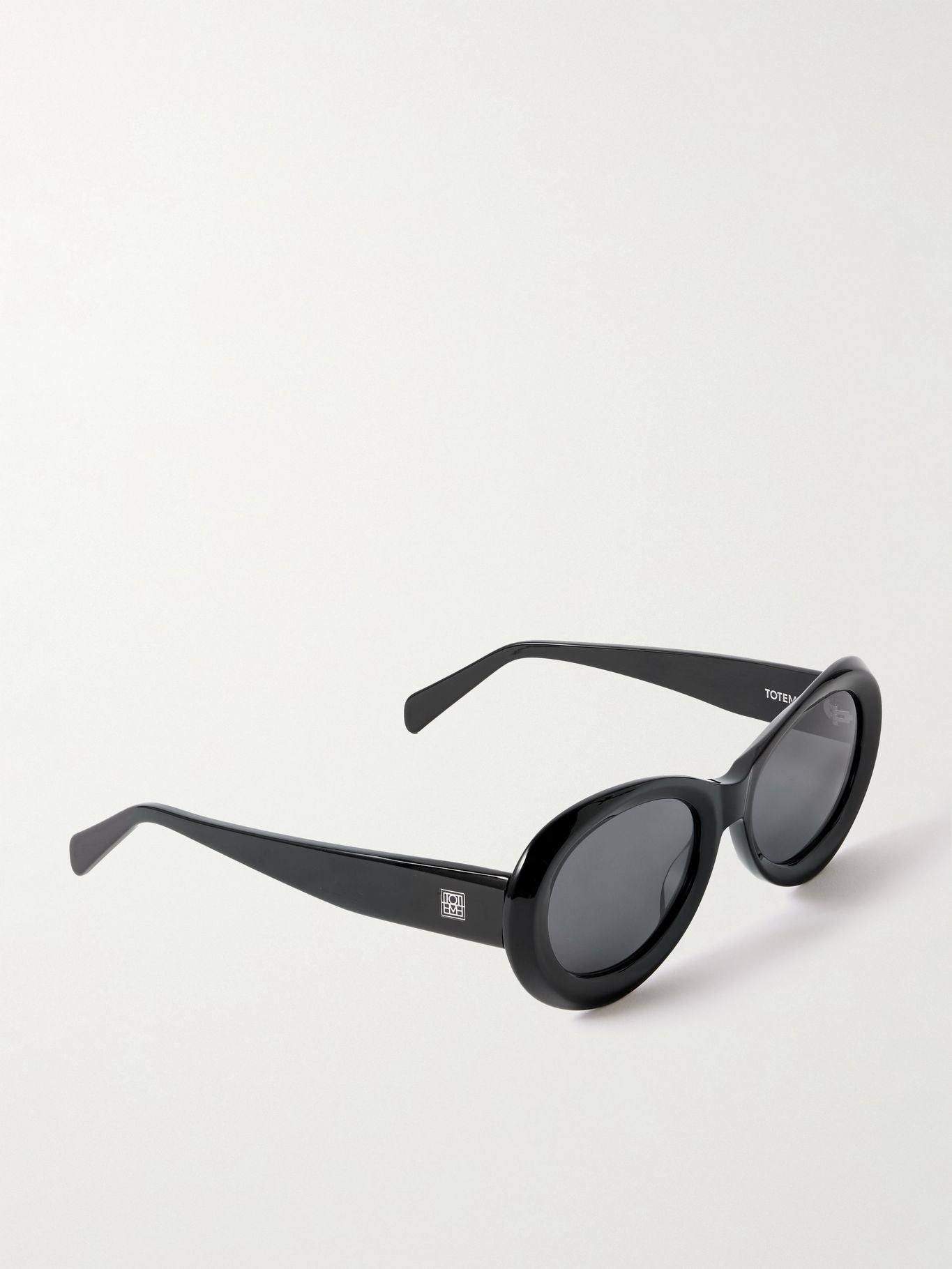 Round-Frame Acetate Sunglasses