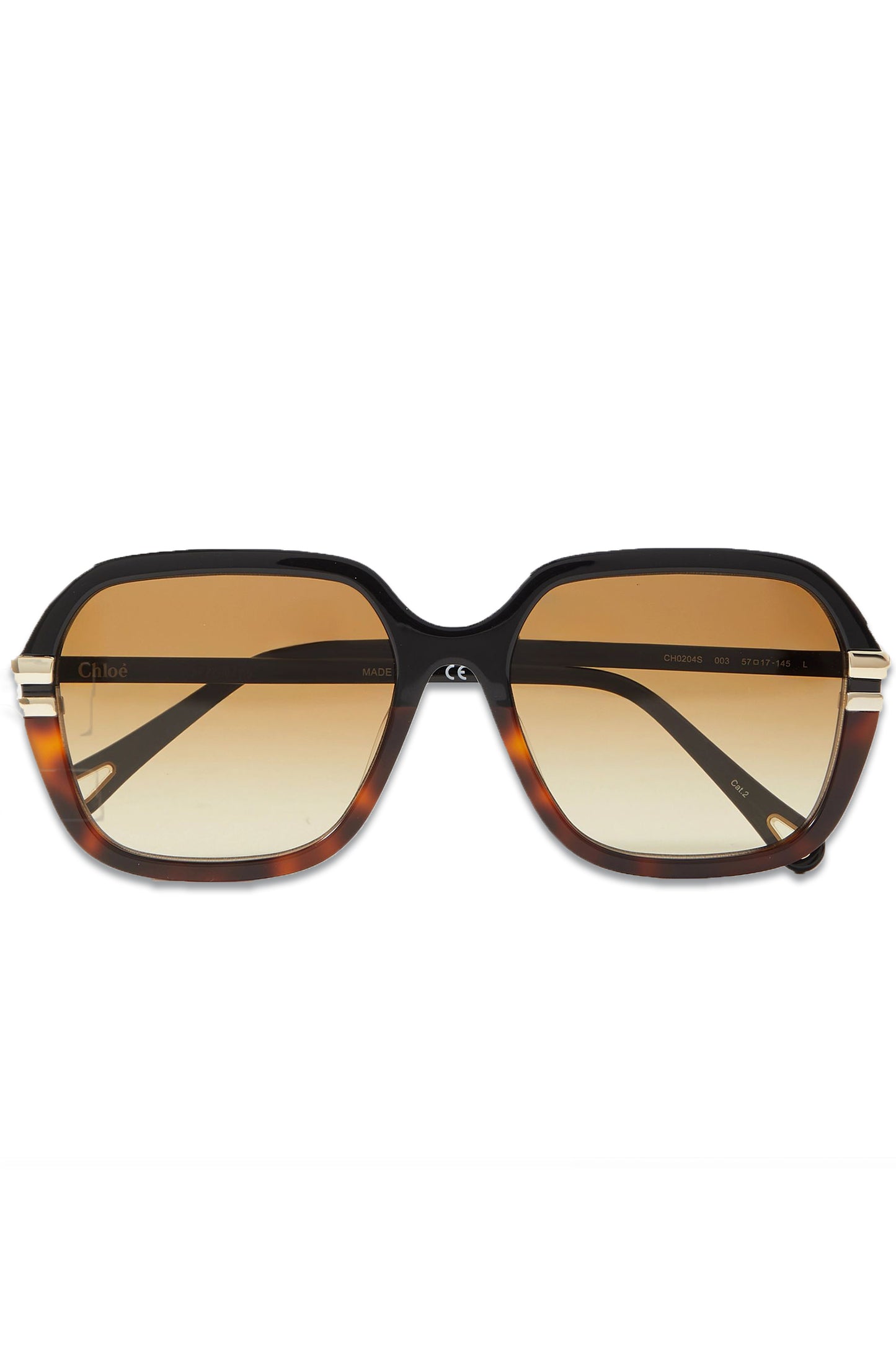 West Round-frame Tortoiseshell Recycled-acetate Sunglasses